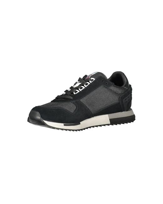 Napapijri Black Polyester Sneaker for men