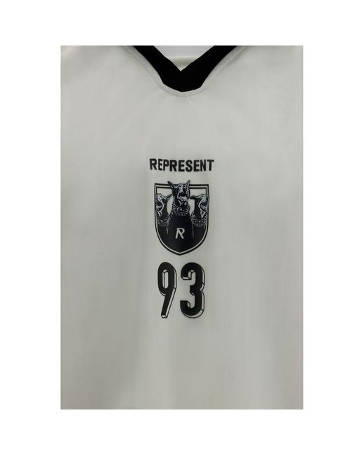 Represent Gray White Polyester Sportswear for men