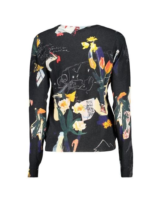 Desigual Black Viscose 's Sweater