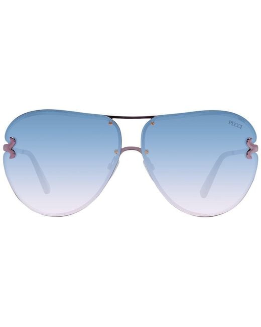 Emilio Pucci Blue Pink Sunglasses