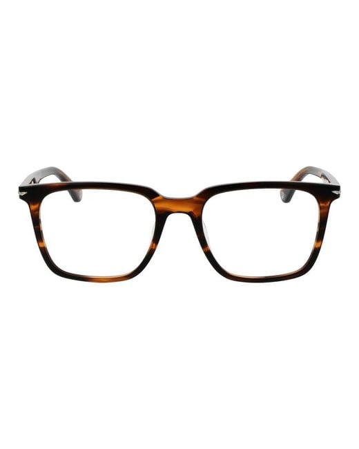 Police Black Brown Cellulose Acetate Glasses (frames) for men