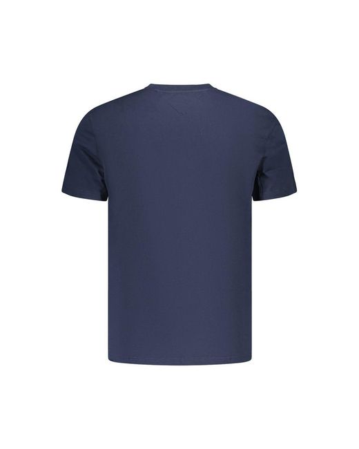Tommy Hilfiger Blue Cotton T-Shirt for men