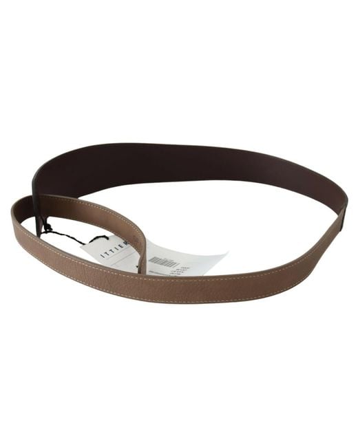 Gianfranco Ferré Black Elegant Dark Braided Leather Belt