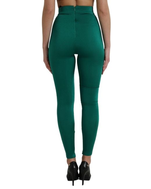 Dolce & Gabbana Green Leggings