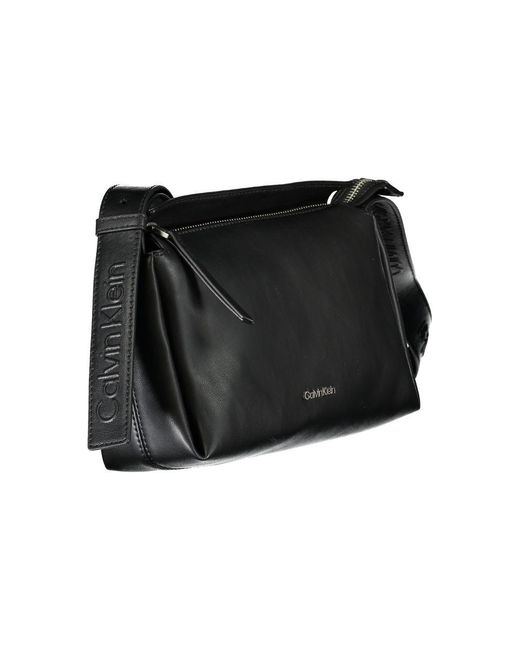 Calvin Klein Black Polyester Shoulder Bag
