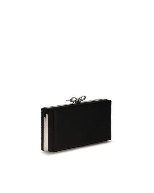 Self-Portrait Gray Glass Clutch Bag