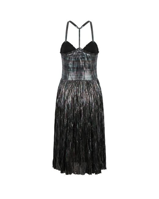 Trussardi Black Polyester Dress