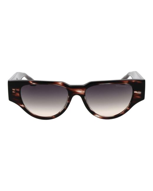 Trussardi Black Acetate Sunglasses