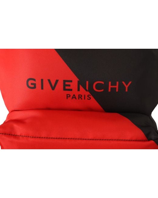 Givenchy Red Sleek Urban Backpack for men