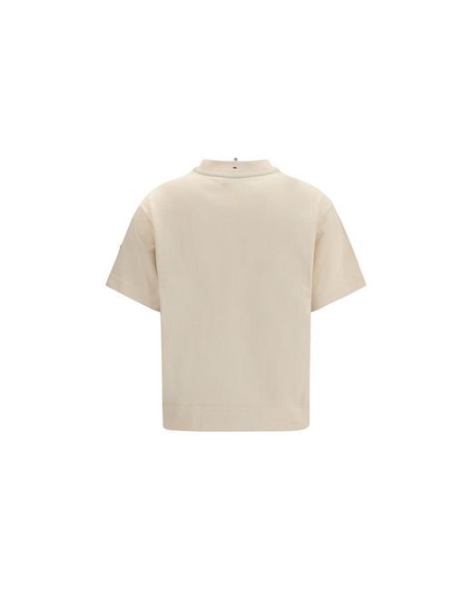 Moncler Natural Beige Cotton Sportswear