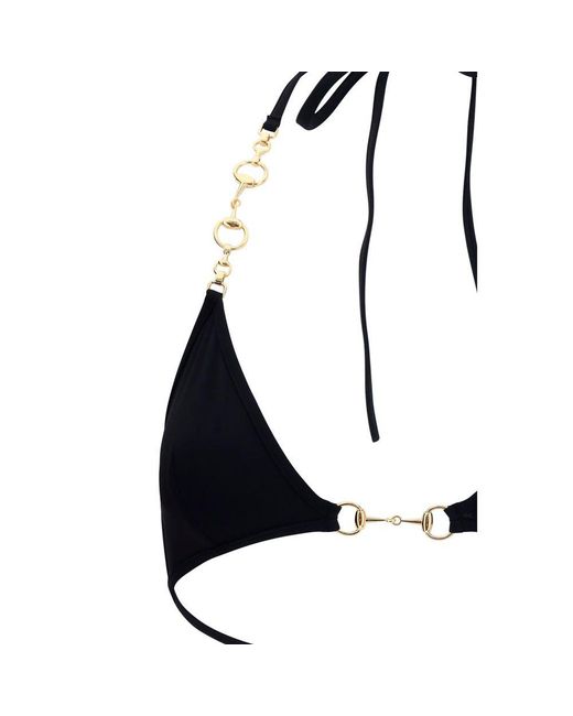 Gucci White Black Polyamide Bikini