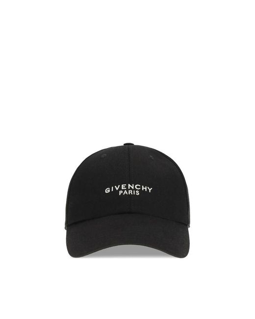Givenchy Black Cotton Cap (baseball Hat) for men