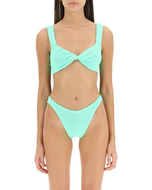 Hunza G Green Juno Bikini Set