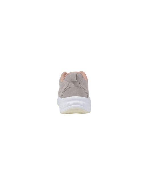 Calvin Klein White Gray Artificial Leather Athletic Sneakers