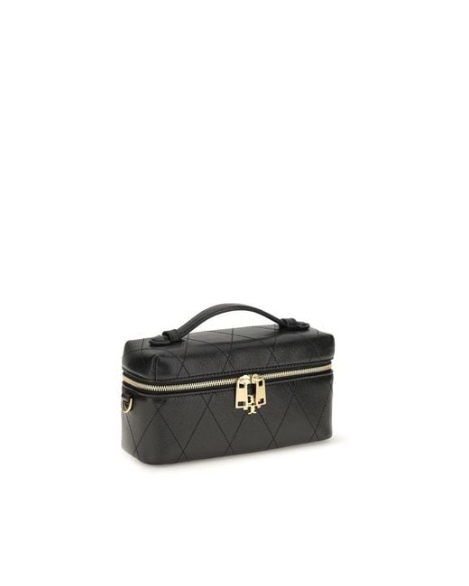Tory Burch Black Calf Leather Bos Taurus Wallet