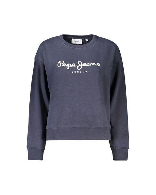 Pepe Jeans Blue Cotton Sweatshirt