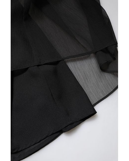 MARCIANO BY GUESS Black Tulle Pearl Sleeveless Long Gown Dress for men