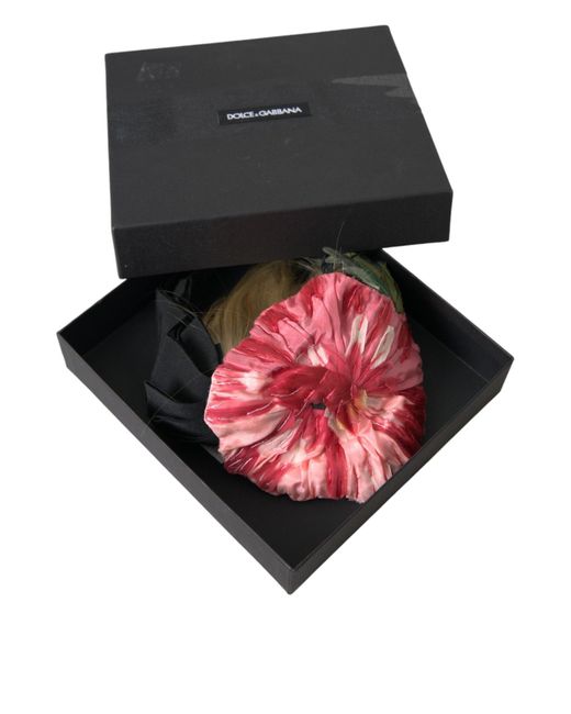 Dolce & Gabbana Multicolor Viscose Hair Parrucchiera Headband Diadem