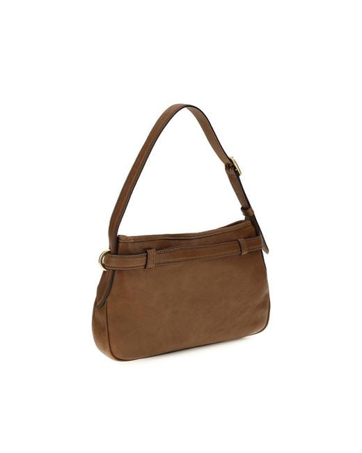 Miu Miu Brown Lamb Ovis Aries Aries Shoulder Bag
