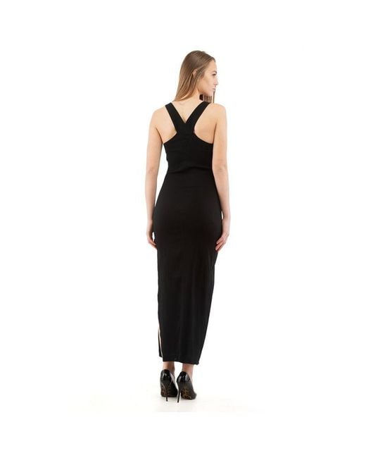Moschino Black Marabou Casual Dress