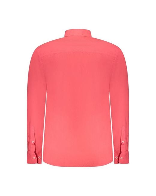 North Sails Pink Cotton Shirt for men