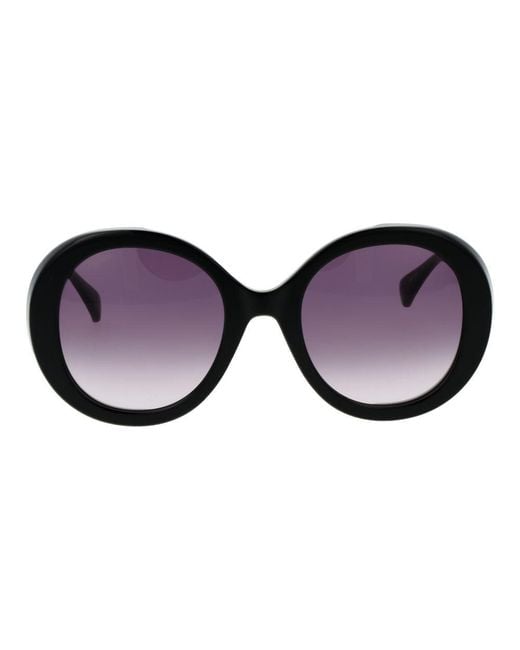 Max Mara Black Acetate Sunglasses