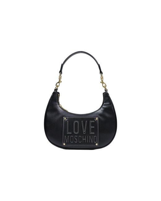 Love Moschino Black Polyethylene Handbag Bag