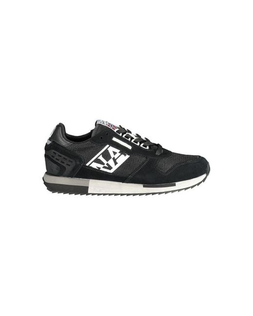 Napapijri Black Polyester Sneaker for men
