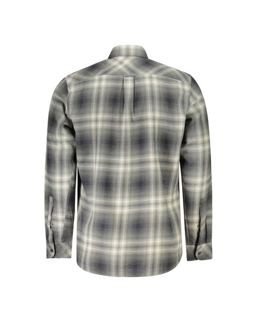 Boss Gray Cotton Shirt for men