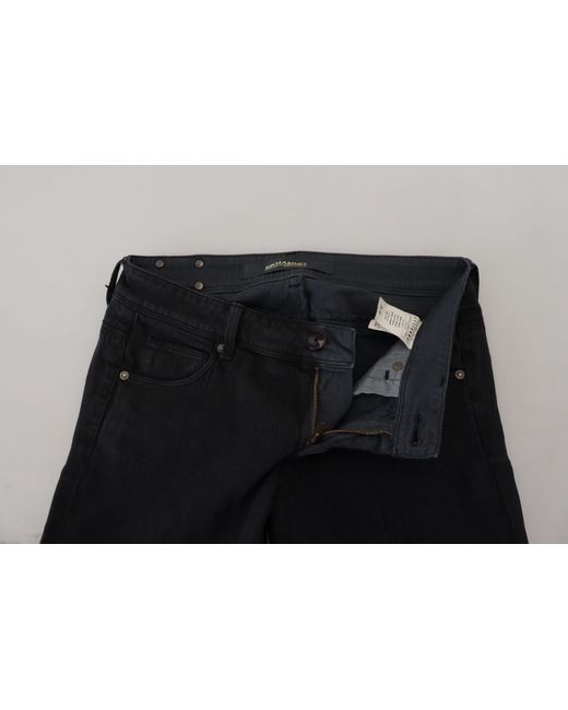 Ermanno Scervino Black Chic Low Waist Skinny Jeans
