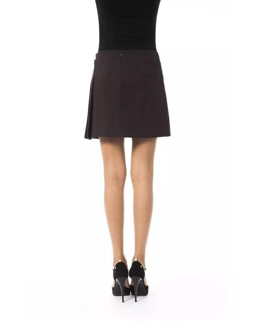 Byblos Black Byblo Chic Tulip Short Skirt