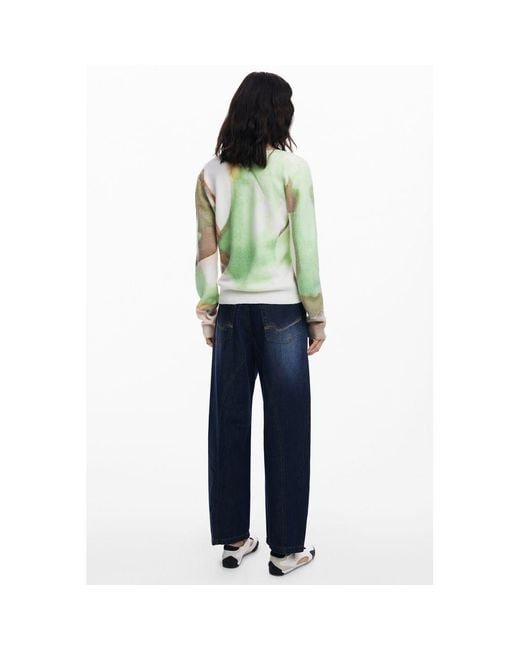 Desigual Green Verde Acrylic 's Jersey