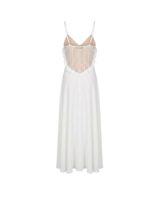 Trussardi White Polyester Dress