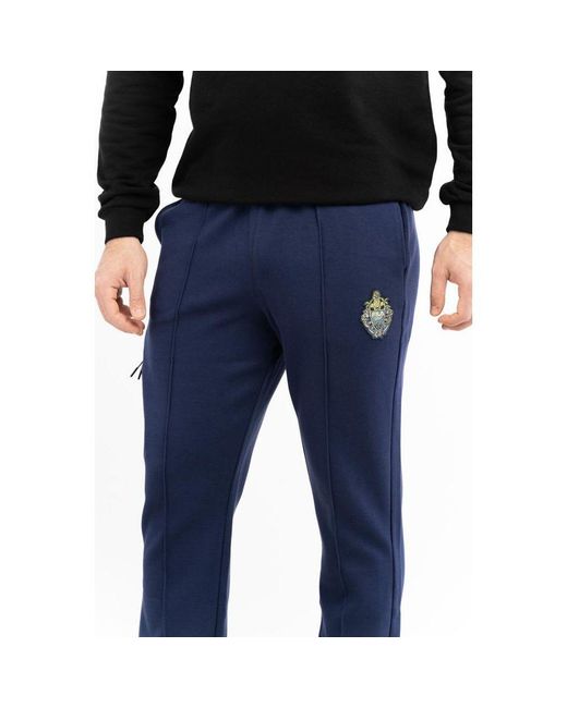 Fila Blue Cotton Joggers (workout Pants) for men