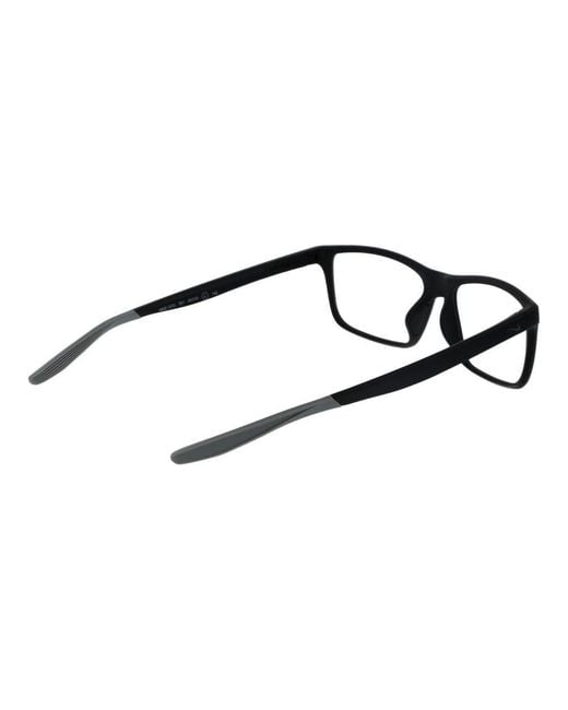 Nike Black Stainless Steel Glasses (frames) for men
