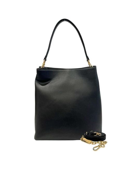 Twinset Black Pu Shoulder Bag