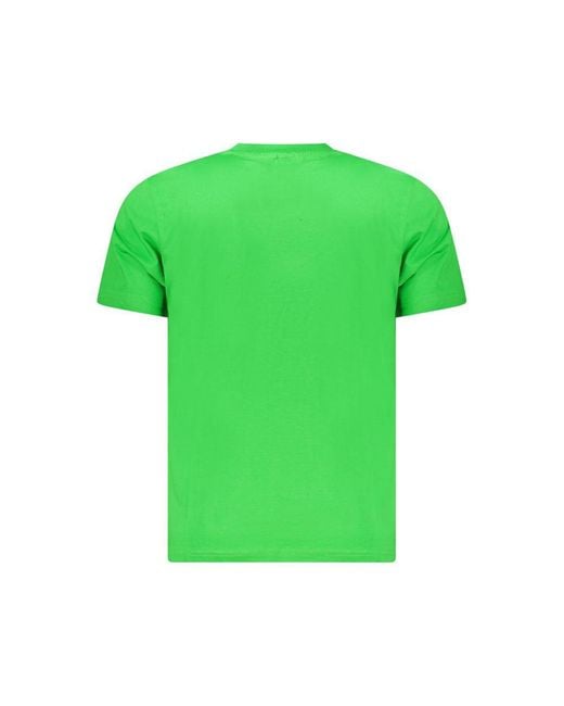 North Sails Green Cotton T-Shirt for men
