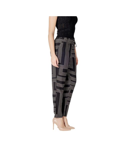 Jacqueline De Yong Black Viscose Pant