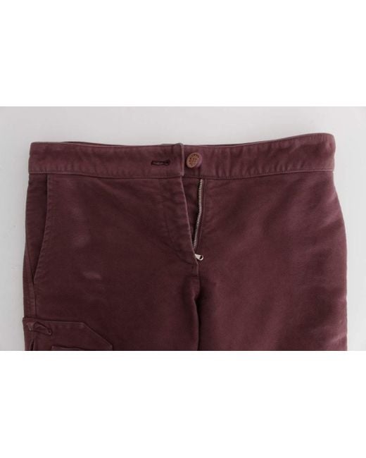 Ermanno Scervino Purple Straight Trousers