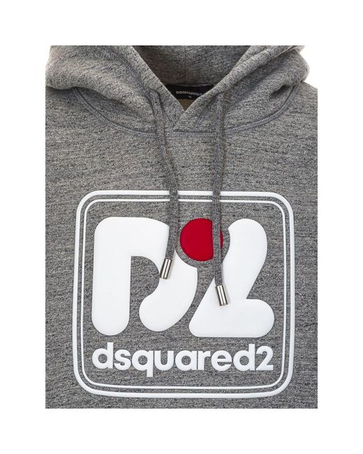 DSquared² Gray Cotton Sweater for men