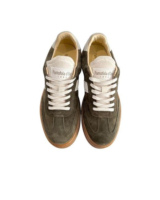 Pantofola D Oro Green Suede Men Sneaker for men