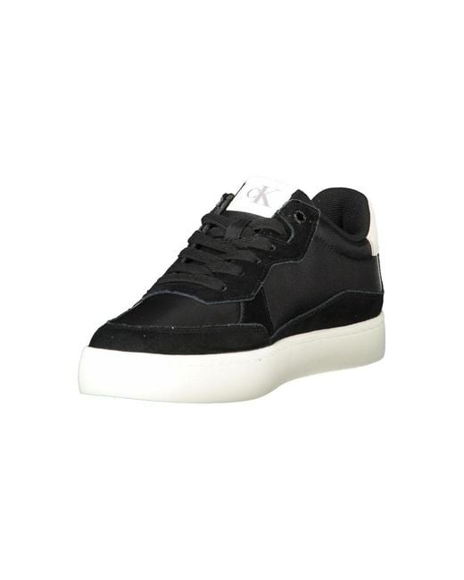 Calvin Klein Black Polyester Sneaker for men