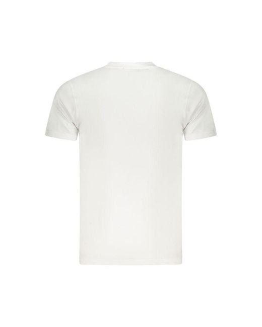 Roberto Cavalli White Logo Tee for men