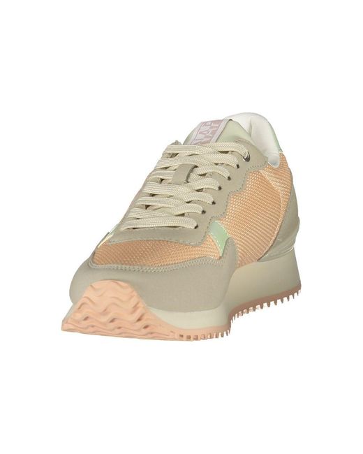 Napapijri Natural Pink Polyester 's Sneaker