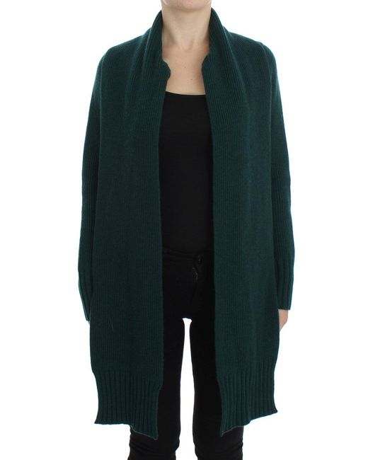 Dolce & Gabbana Green Knitted Cashmere Cardigan
