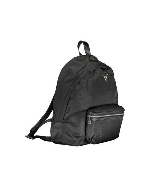 Guess Black Polyamide Backpack for men