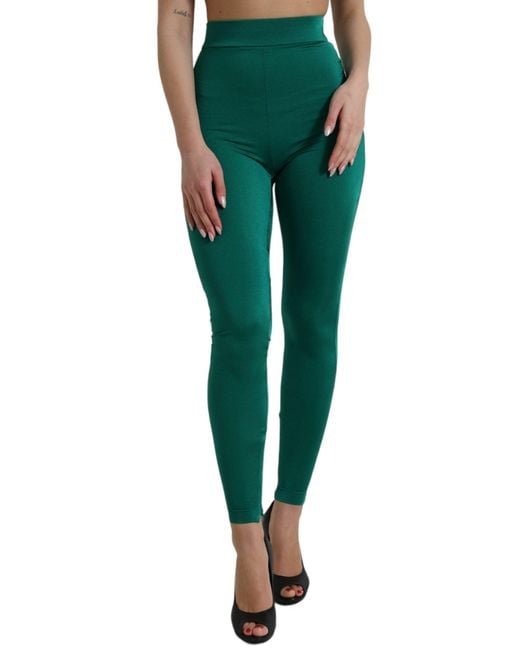 Dolce & Gabbana Green Leggings
