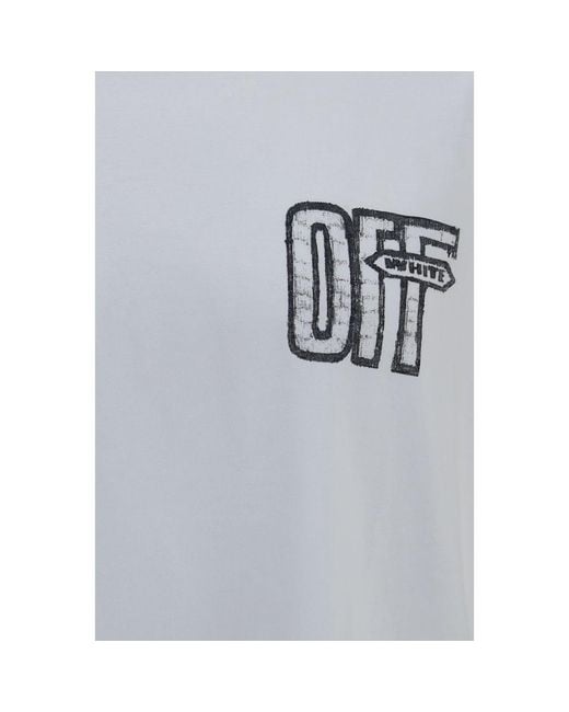Off-White c/o Virgil Abloh Gray White Cotton Sportswear - L for men