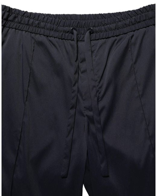 Dolce & Gabbana Black Nylon Straight Jogger Sweatpants Pants for men
