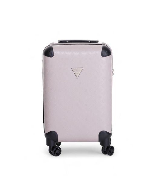 Guess Purple Polyethylene Luggage And Travel